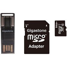 GIGASTONE GS-4IN1600X64GB-R Prime Series microSD Card 4-in-1 Kit (64GB) picture
