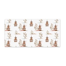 Easy Clean Laptop Keyboard Office Desk Mat Gaming Mouse Chinese Landscape 120x60 picture