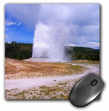 3dRose Old Faithful Geyser Yellowstone National Park MousePad picture