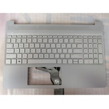 FOR HP 15S-ER 15S-FR TPN-Q222 C Case Shell with keyboard Silver L63578-001 picture