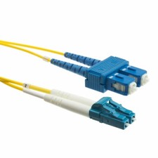 eDragon Fiber Optic Cable, LC/SC, Singlemode, Duplex, 9/125, 7 meter 3 Pack picture