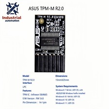 1PCS NEW ASUS TPM-M R2.0 TPM 2.0 Module (14-1 Pin) Trusted Platform Module LPC picture