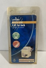 Leviton Multi-Use CAT 5e Jack 8-Position, 8-Conductor #5G108-W, NIP  picture