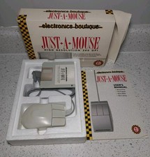 Vintage Electronic Boutique Mouse IBM PC XT AT PS/2 Series 360 DPI Just-A-Mouse picture