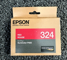 Epson 324 Red UltraChrome HG2 Ink T324720 SureColor P400 Exp=10/2024 picture