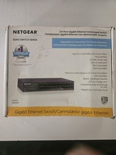 NETGEAR  GS324-100NAS 24 Port Unmanaged GBit Ethernet Switches NIB  picture