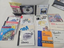 Vintage 1990s CD-ROM Software Lot AOL Microsoft Visual Basic MSDN IBM Topo picture