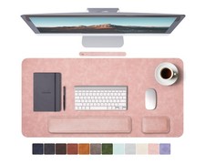 RENMTURE Large Mouse Pad and Keyboard Wrist Rest, Desk Pad for Keyboard and picture
