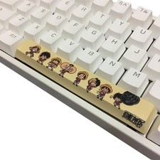 Spacebar Keycap 6.25U PBT 5Side DyeSubbed Cherry Profile Luffy Gaming picture
