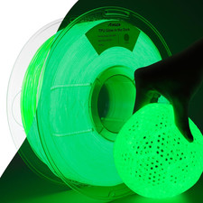 95A TPU 3D Printer Filament, 1.75Mm Glow in the Dark Green, Soft TPU picture