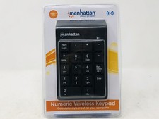 Manhattan 178846 Numeric Wireless Keypad, 18 Keys, Black - NEW w/ Battery picture