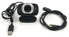 Logitech C615 Web Cam - Black Additional USB extension cable 3ft swivel mount picture