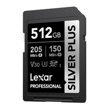 Lexar 512GB Professional SILVER PLUS UHS-I SDXC Memory Card picture