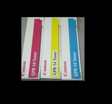 New  3 X Genuine Canon IR C6800 IR C6870 IR C5800 IR C5870 color Toner GPR-14 picture