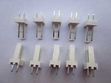 200 pcs Pitch 2.54mm 2510 2 Pin Male Plug Connector White Color New picture