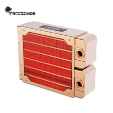 FreezeMod 120mm 240mm 360mm ALL Copper Radiator for PC Water Cooling 45mm Thick picture