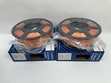 Lot of 2 FLASHFORGE PLA Silk Filament 1.75mm 1KG Gold-Silver-Copper picture