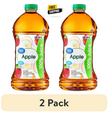 (2 pack) Great Value 100% Apple Juice, 96 fl oz picture