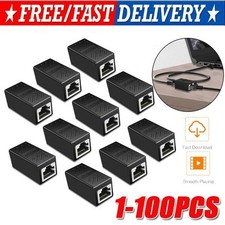 RJ45 Inline Coupler Cat6/Cat5e Ethernet Network Cable Extender Connector lot picture