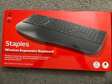 Wireless Ergonomic Keyboard, Black (ST62603), Used Once, Works Great picture
