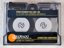 Colorado Memory Systems Jumbo 250 Certified QIC-80 250MB Cartridge Lot#5 picture