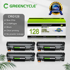 4 Pack CRG128 3500B001AA Black Toner Cartridge for Canon D530 D550 MF4770n L100 picture