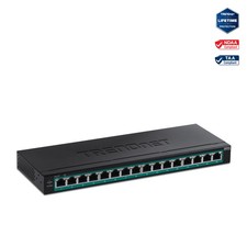 TRENDnet TPE-TG160H, 16-Port Gigabit PoE+ Switch picture