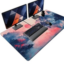 Japanese Ink Wash Landscape Extended XXL Gaming Mouse Pad 48x24 in picture