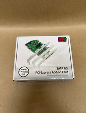 SYBA SD-PEX40100 PCI-Express 2-Port SATA 6G RAID *FACTORY SEALED* picture