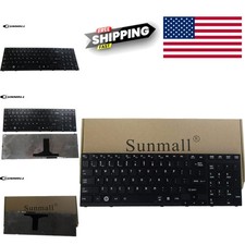 Black Ergonomic Laptop Keyboard Replacement for Toshiba P750 P755 Series Models picture