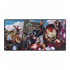 Marvel Avengers Assemble Team Epic Battle Action Mouse Pad Desk Mats picture