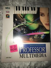 NOS Mac Tech MACINTOSH PROFESSOR MULTIMEDIA QuickTime STEVE JOBS Sealed CD-ROM picture