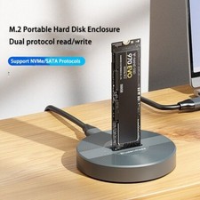 10Gbps M.2 NVME SATA PCI-E SSD Enclosure Adapter USB-C For Apple iPhone iMac picture