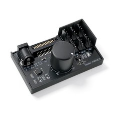 12V 4-Pin PWM Fan Controller, 6 Fans Supported, PC Fan Adapter Hub Adjustable... picture