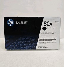 HP 80A CF280A GENUINE Black LaserJet Toner Cartridge NEW SEALED picture