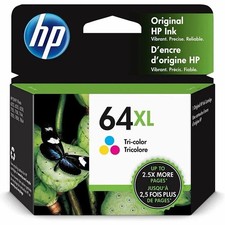 Genuine HP 64XL High Yield Ink Cartridge Tri Color (N9J91AN) Exp 2026-2027 picture