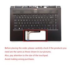 New For MSI GS65 Stealth GS65VR MS-16Q4 Palmrest Upper Case Backlit Keyboard US picture