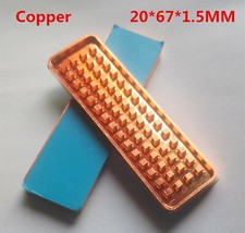 1PC M2 heat sink notebook m.2 solid hard disk heat sink pure copper 20*67*1.5MM picture