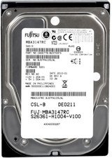 HARD DRIVE FUJITSU MBA3147RC S26361-H1004-V100 146GB 15000RPM SAS 3.5