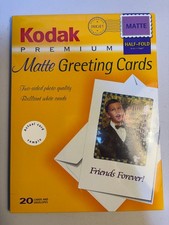 Kodak Premium Greeting Cards- Matte (20 Cards/Envelopes) - New Sealed picture
