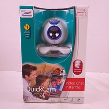 Logitech QuickCam Chat Webcam with Headset Live Video Still Capture New in Box picture