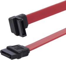 Startech 3ft Angled SATA to SATA Cable - Red picture