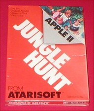 Jungle Hunt for the Apple II II+ IIe IIc IIgs Computer NEW SEALED picture