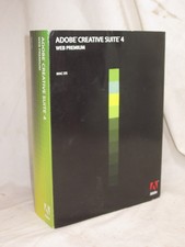 * ADOBE CREATIVE SUITE 4 WEB PREMIUM MAC OS 5.5 MASTER COLLECTION  *NOTE picture
