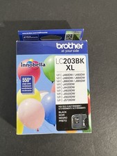New Brother LC203BK XL High-Yield Ink Cartridge Black Genuine 11/2027 Exp picture