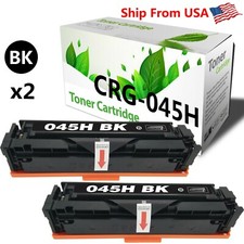 2 PK CRG-045H 045H Black Toner Cartridge For Color imageCLASS MF634Cdw picture