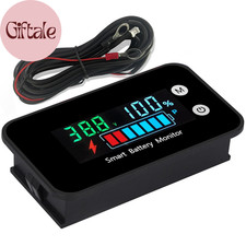 7-100V Smart Battery Monitor with Buzzer Alarm & Temperature | 2V 24V 36V 48V 60 picture