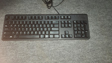  Dell Black USB Wired Keyboard KB212-B QuietKey Desktop Office Computer QWERTY picture