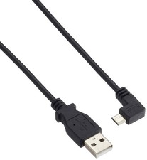StarTech.com Right Angle Micro USB Cable – 1 ft / 0.5m – 90 degree – USB Cord – picture