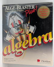 Alge-Blaster Plus Algebra (Davidson, MS-DOS PC) Big Box Software - Complete picture
